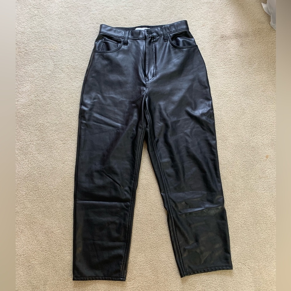 Abercrombie leather pants
